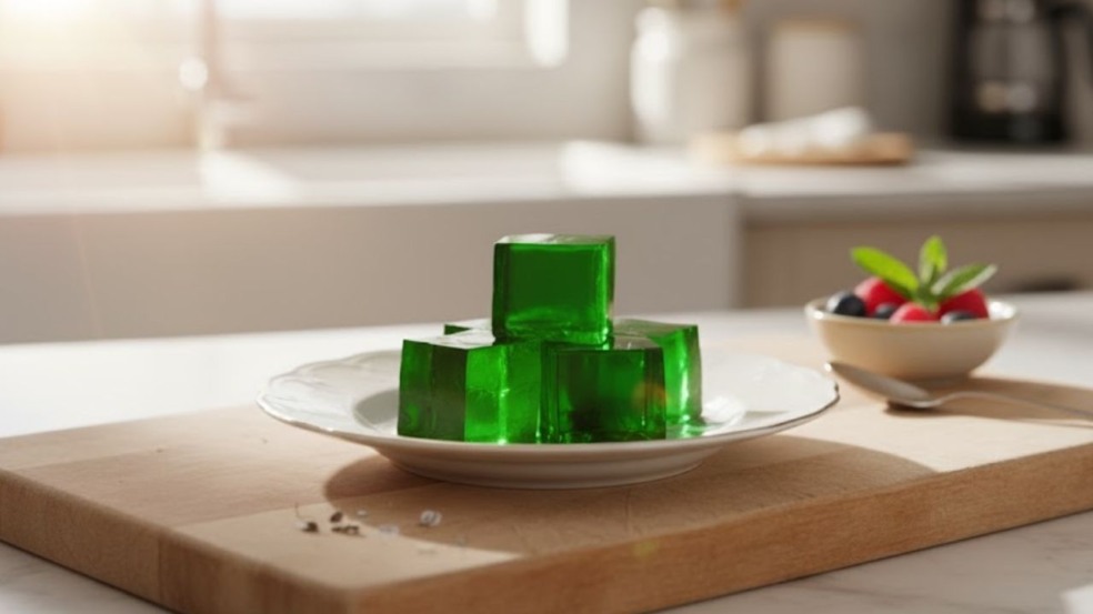 Aprenda a fazer gelatina verde, o ouro da juventude Aprenda a fazer gelatina verde, o ouro da juventude