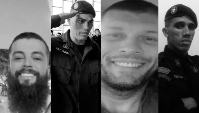 Quatro policiais mortos | Reprodução