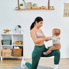 Exercícios leves para manter a saúde no pós-parto