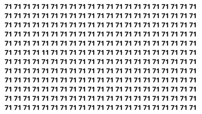 Apenas os mais atentos encontram o número 11 nesta imagem