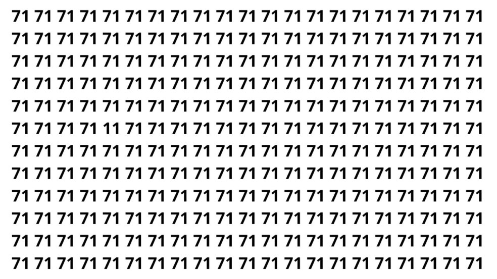 Apenas os mais atentos encontram o número 11 nesta imagem Apenas os mais atentos encontram o número 11 nesta imagem