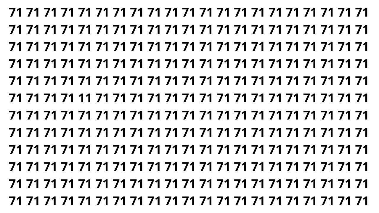 Apenas os mais atentos encontram o número 11 nesta imagem