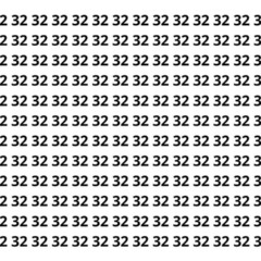 Encontre o 23 escondido entre dezenas de 32 e teste sua atenção agora