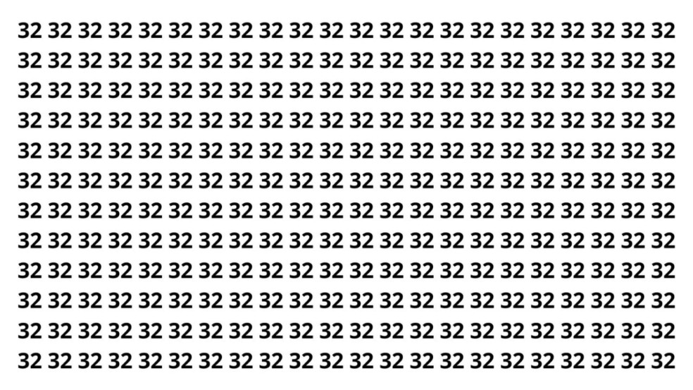 Encontre o 23 escondido entre dezenas de 32 e teste sua atenção agora Encontre o 23 escondido entre dezenas de 32 e teste sua atenção agora