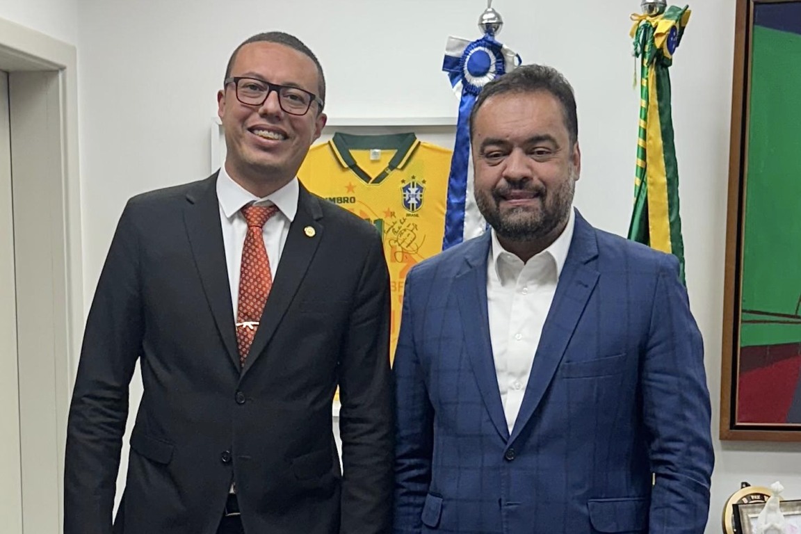 Douglas Gomes e o governador Cláudio Castro | Foto: Divulgação