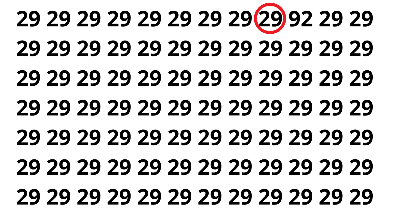 Encontre o número escondido na ilusão de ótica em 10 segundos