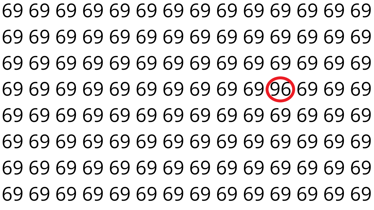 Encontre o número escondido na ilusão de ótica em 15 segundos