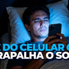Como a luz do celular antes de dormir está afetando sua qualidade de sono