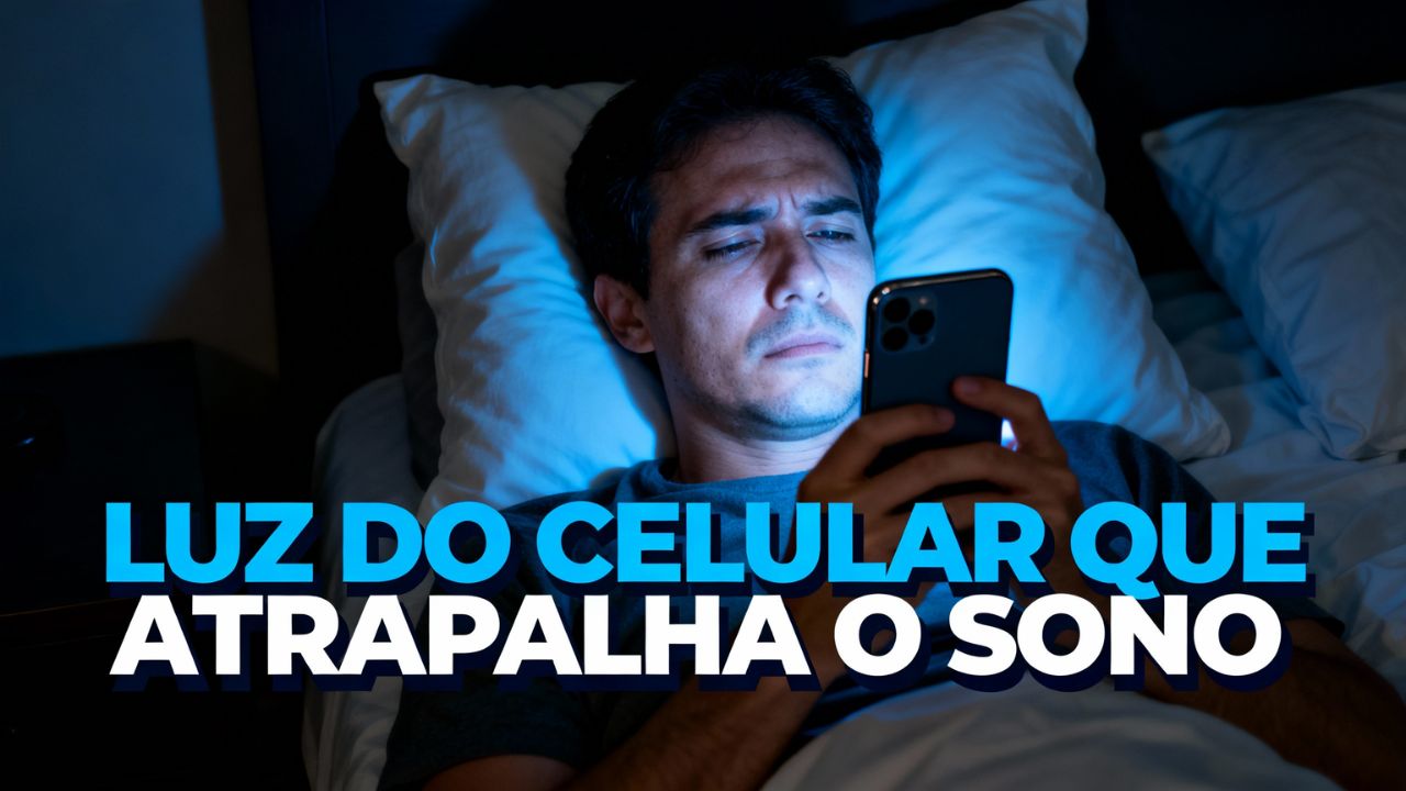 Como a luz do celular antes de dormir está afetando sua qualidade de sono
