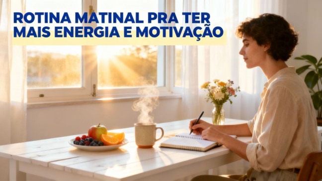 Como criar uma rotina matinal que estimula energia e motivação