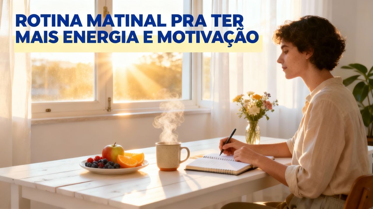 Como criar uma rotina matinal que estimula energia e motivação