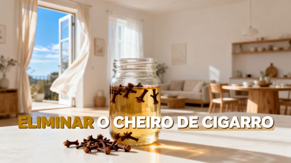 Como eliminar o cheiro de cigarro da casa com vinagre e cravo-da-índia Como eliminar o cheiro de cigarro da casa com vinagre e cravo-da-índia