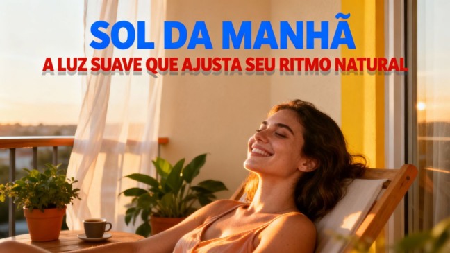 Como o sol da manhã pode ajudar a regular o relógio biológico naturalmente