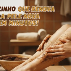 Essa mistura com café e óleo ajuda a renovar a pele e ativar a circulação