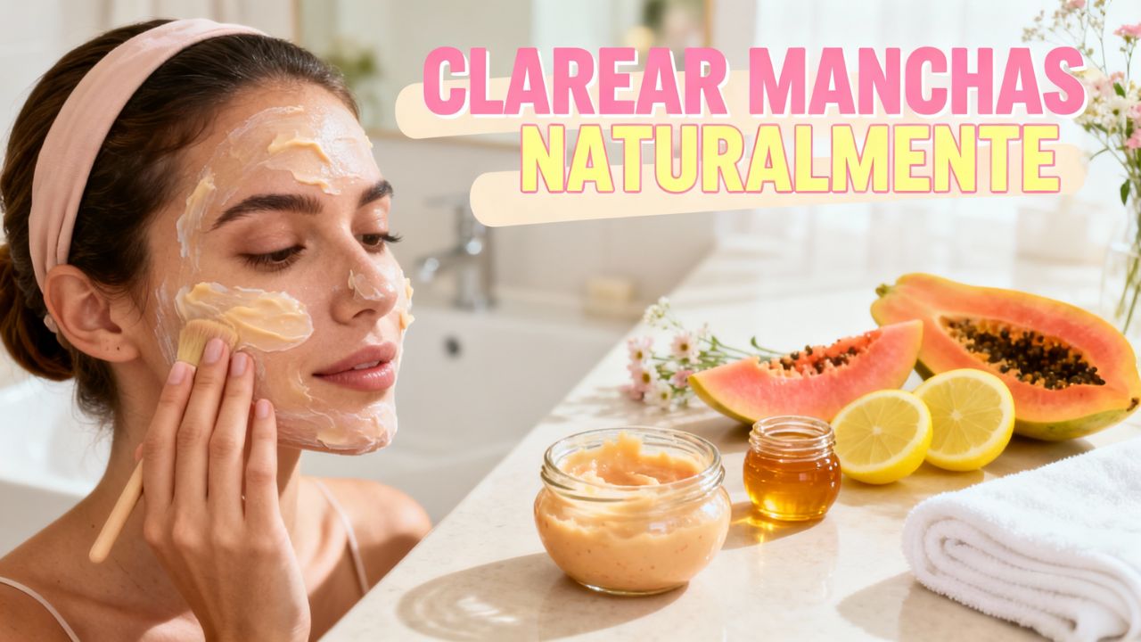 Essa receita caseira ajuda a clarear manchas da pele naturalmente