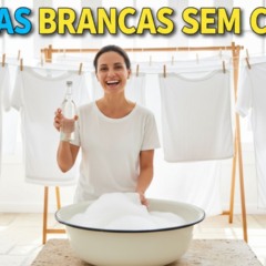 Esse truque com vinagre clareia roupas brancas sem usar cloro
