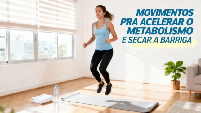 Esses 10 movimentos ativam o corpo e secam a barriga mais rápido