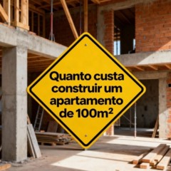 Quanto custa construir um apartamento de 100m² em novembro de 2025?