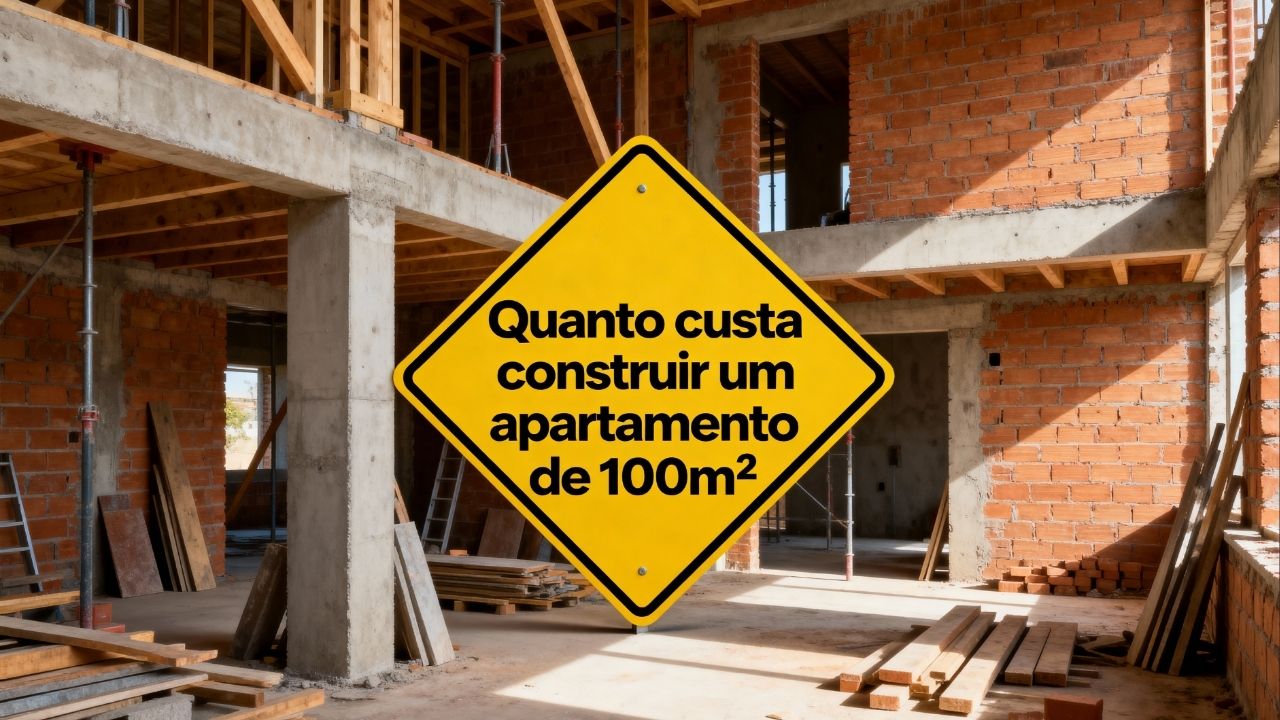 Quanto custa construir um apartamento de 100m² em novembro de 2025?