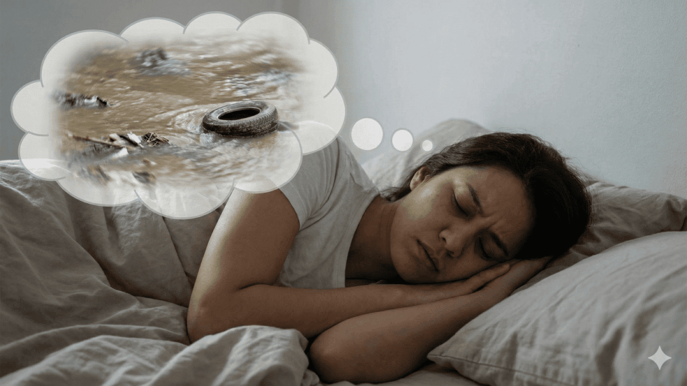 O simbolismo da água, normalmente ligado à purificação e ao fluxo da vida