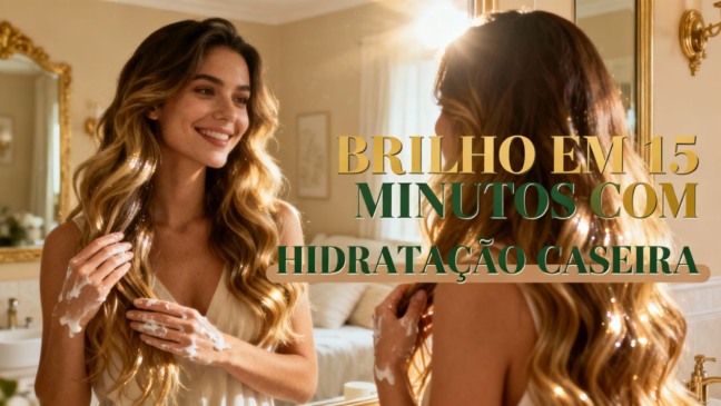 Hidratação capilar caseira que devolve o brilho em apenas 15 minutos
