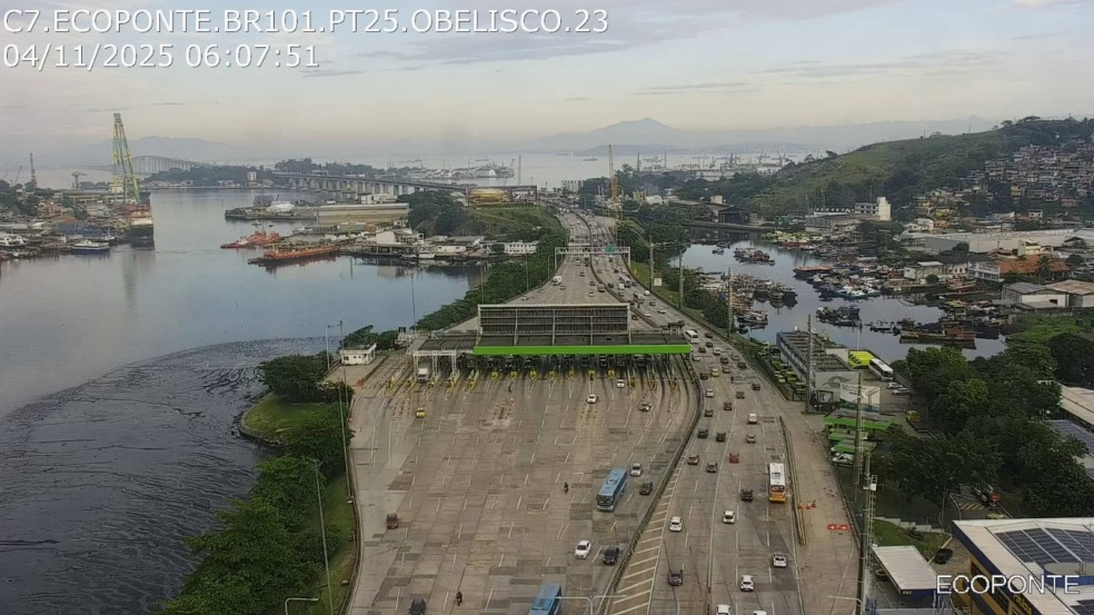 Ponte Rio-Niterói: motorista enfrenta atraso no sentido Rio nesta terça (04/10) Ponte Rio-Niterói: motorista enfrenta atraso no sentido Rio nesta terça (04/10)
