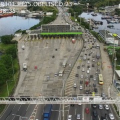 Trânsito intenso na Ponte Rio-Niterói deixa motoristas em alerta nesta terça (11/11)