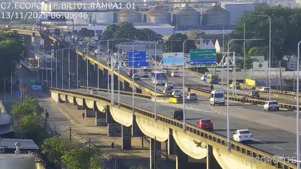 Trânsito na Ponte Rio–Niterói: como está o fluxo nesta quinta-feira (13/11) Trânsito na Ponte Rio–Niterói: como está o fluxo nesta quinta-feira (13/11)