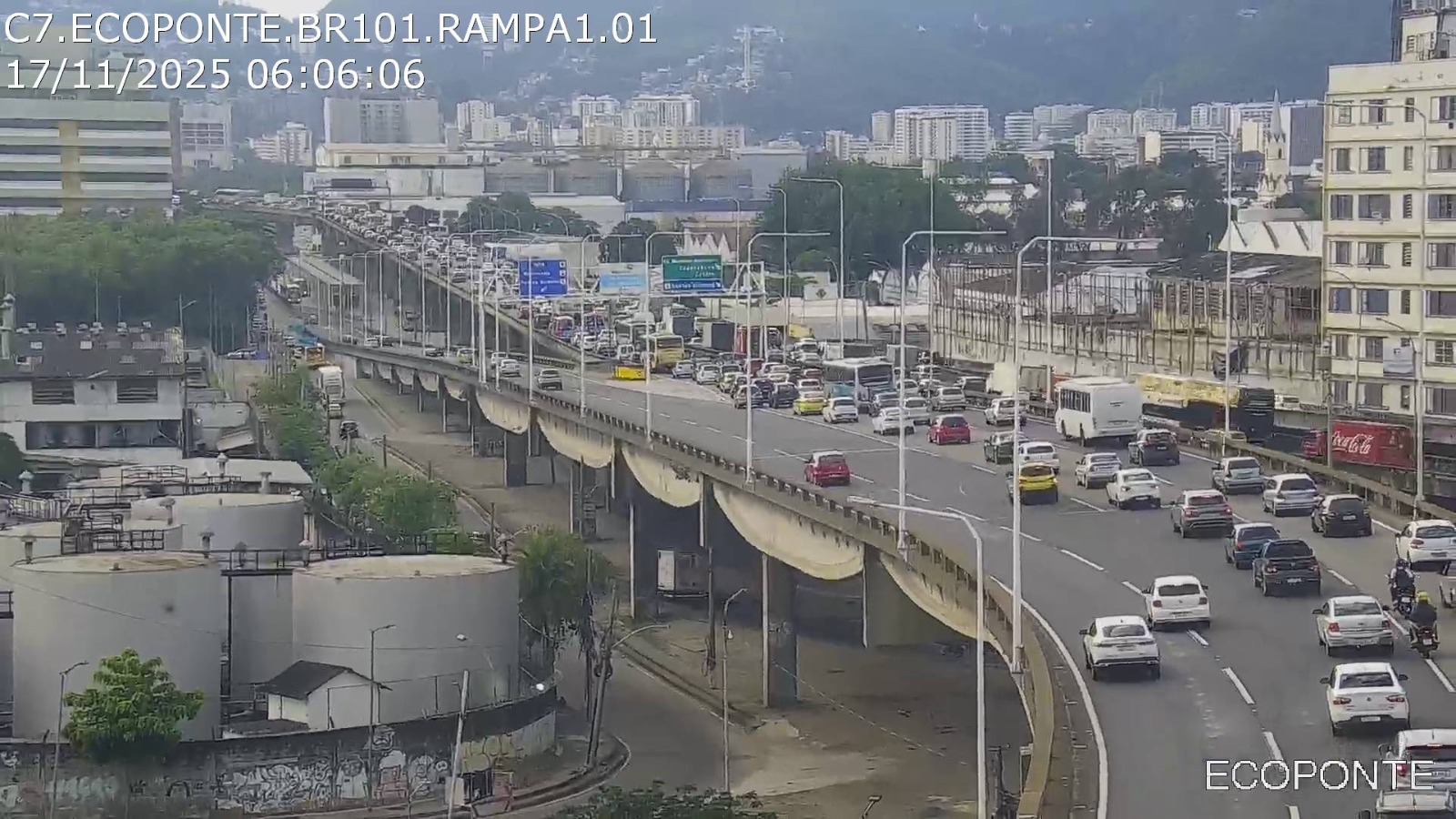 Trânsito na ponte Rio-Niterói tem lentidão nesta segunda (17/11); veja pontos