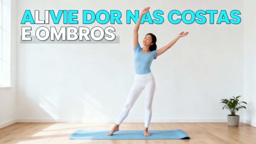 Os 6 melhores exercícios para aliviar dor nas costas e ombros