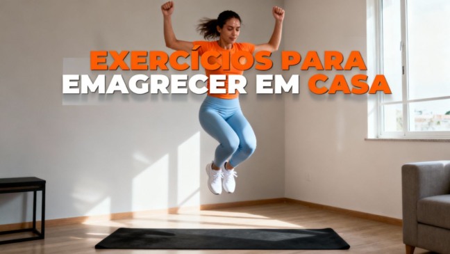 Os 9 melhores exercícios aeróbicos para emagrecer rápido em casa