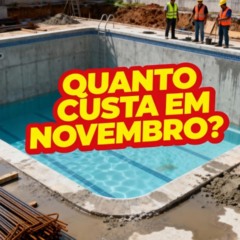 Quanto custa construir uma piscina em novembro de 2025