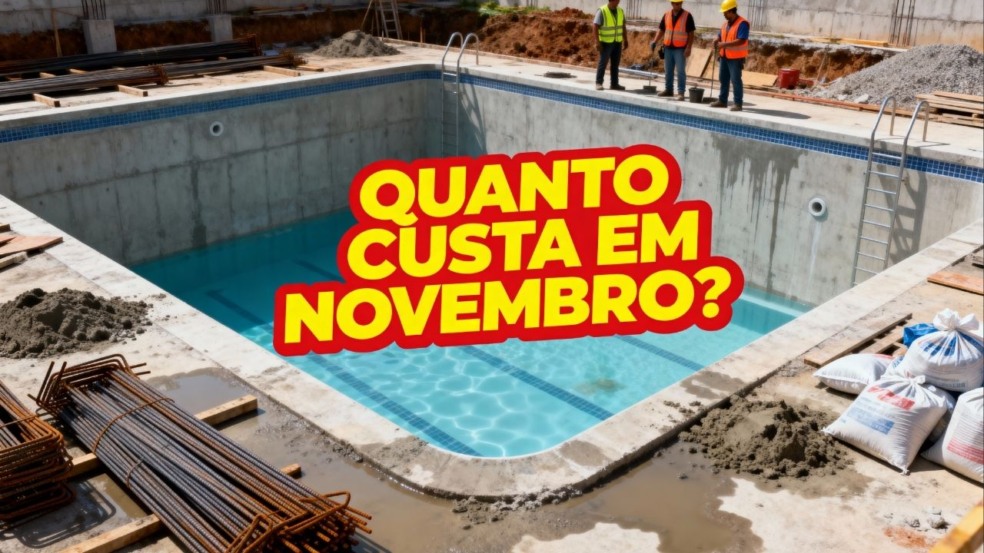 Quanto custa construir uma piscina em novembro de 2025