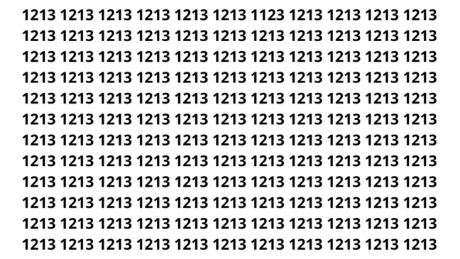 Apenas 25% das pessoas acham o número escondido em 12 segundos