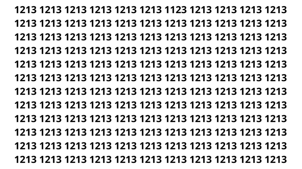 Apenas 25% das pessoas acham o número escondido em 12 segundos