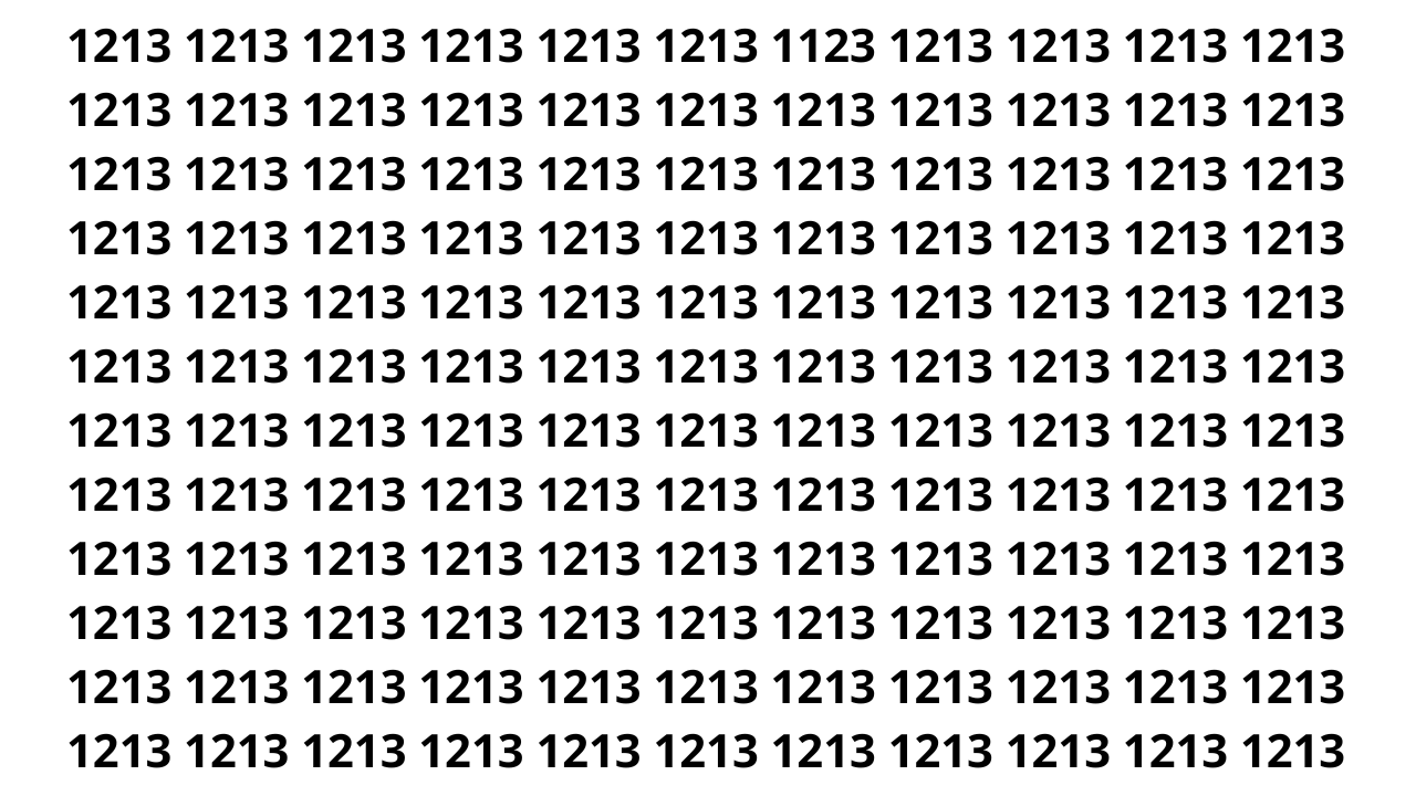 Apenas 25% das pessoas acham o número escondido em 12 segundos