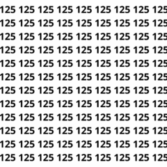 Tem um número diferente nesta imagem e poucos conseguem ver