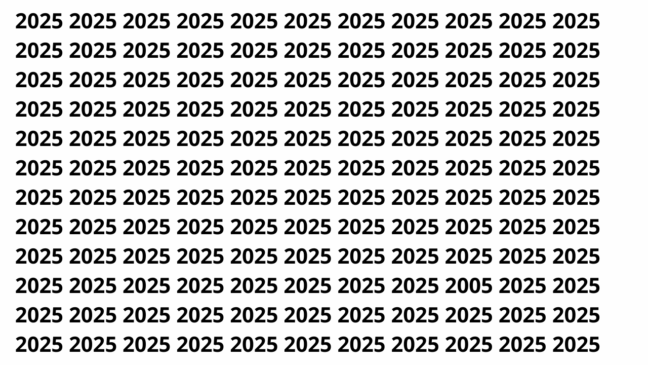 Teste seu foco e tente encontrar o número diferente em 5 segundos