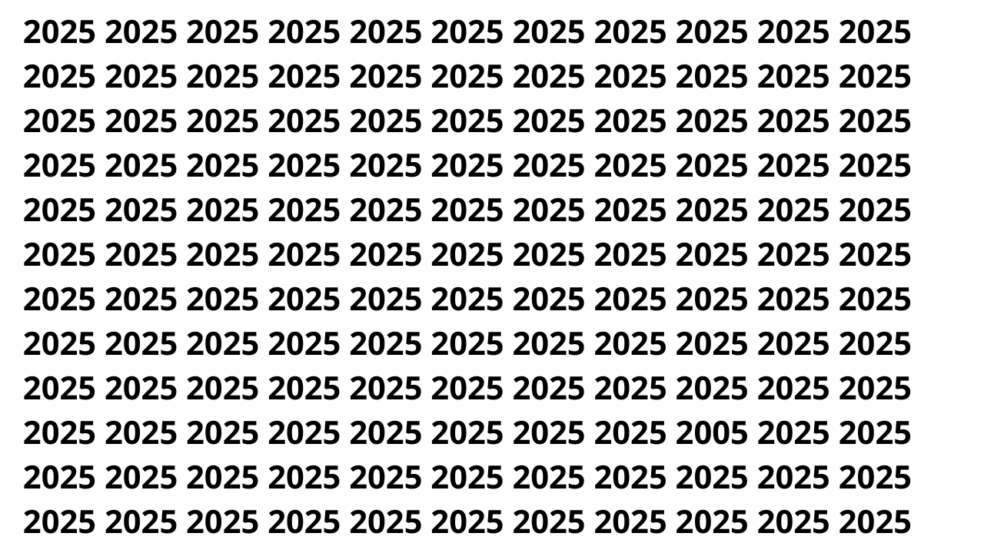 Teste seu foco e tente encontrar o número diferente em 5 segundos