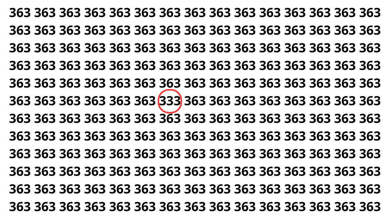O número escondido na imagem desafia atenção e foco