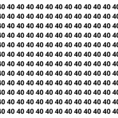 Puzzle rápido: será que você identifica o número diferente em segundos?