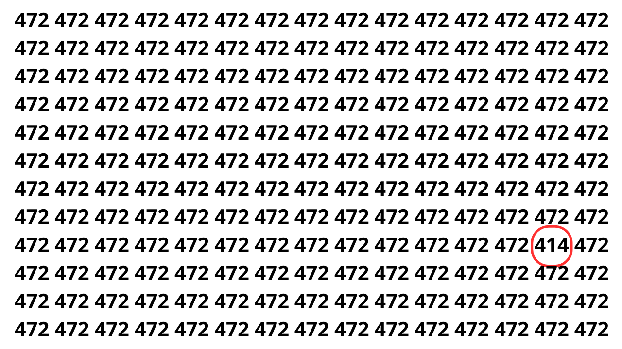 Tem um número escondido aqui e você só tem 10 segundos para encontrá-lo