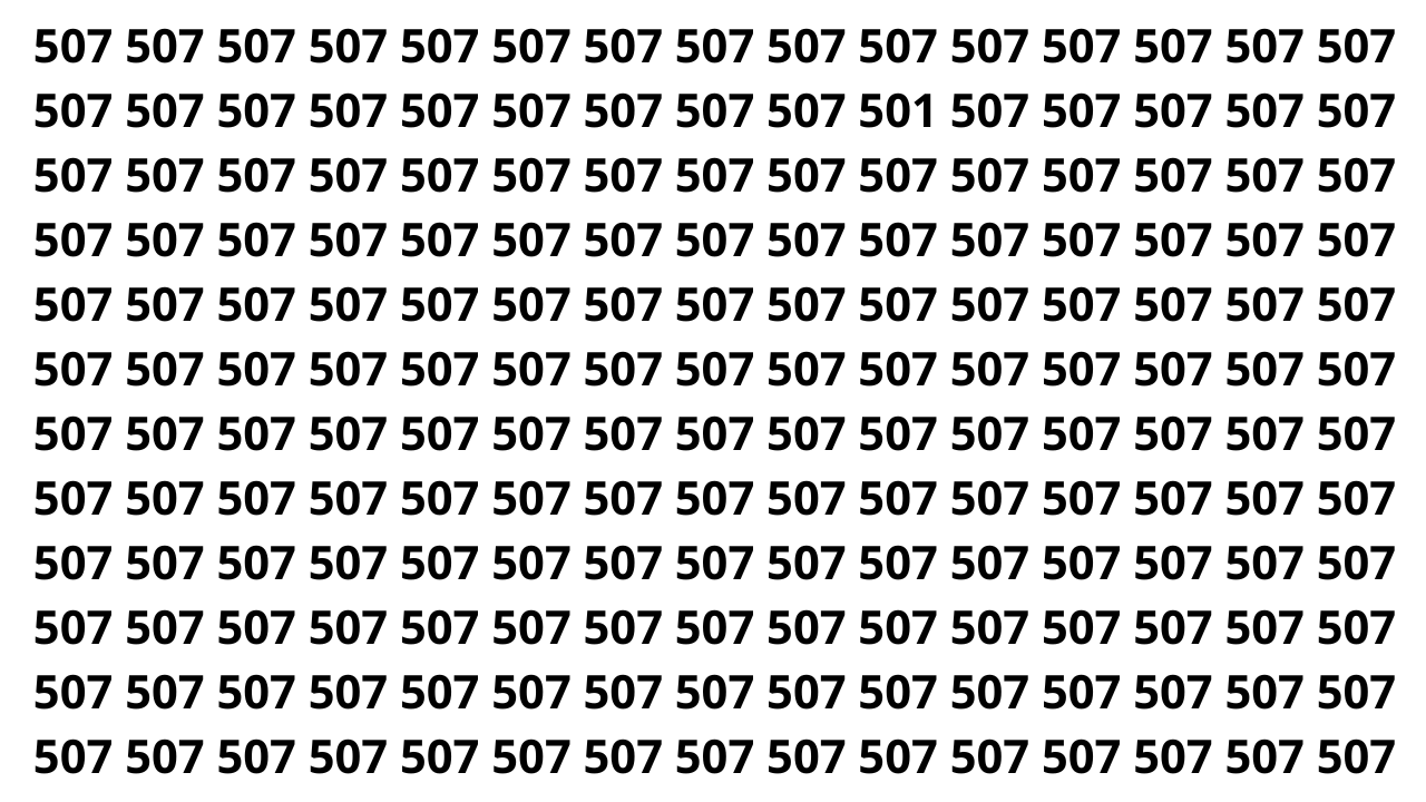 Apenas alguns conseguem encontrar o número diferente tão rápido