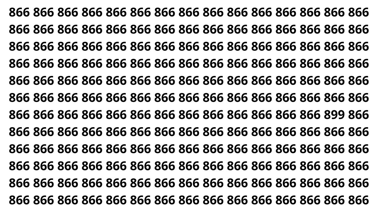 Você consegue achar o número 899 antes que o tempo acabe?