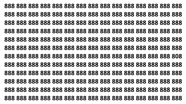 Número escondido entre repetições confunde 95% das pessoas