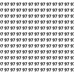 Só 5 em cada 20 pessoas encontram o número 91 neste puzzle