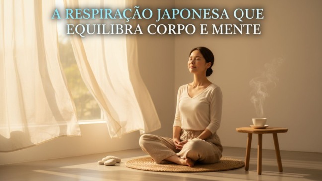 Técnica japonesa de respiração usada para equilibrar energia e clareza mental