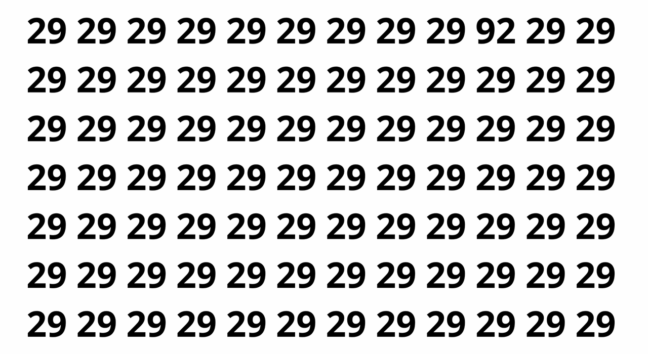 Encontre o número escondido na ilusão de ótica em 10 segundos