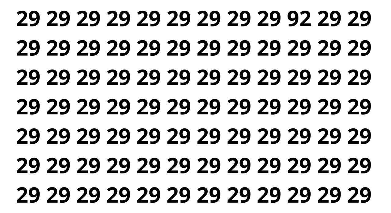 Encontre o número escondido na ilusão de ótica em 10 segundos