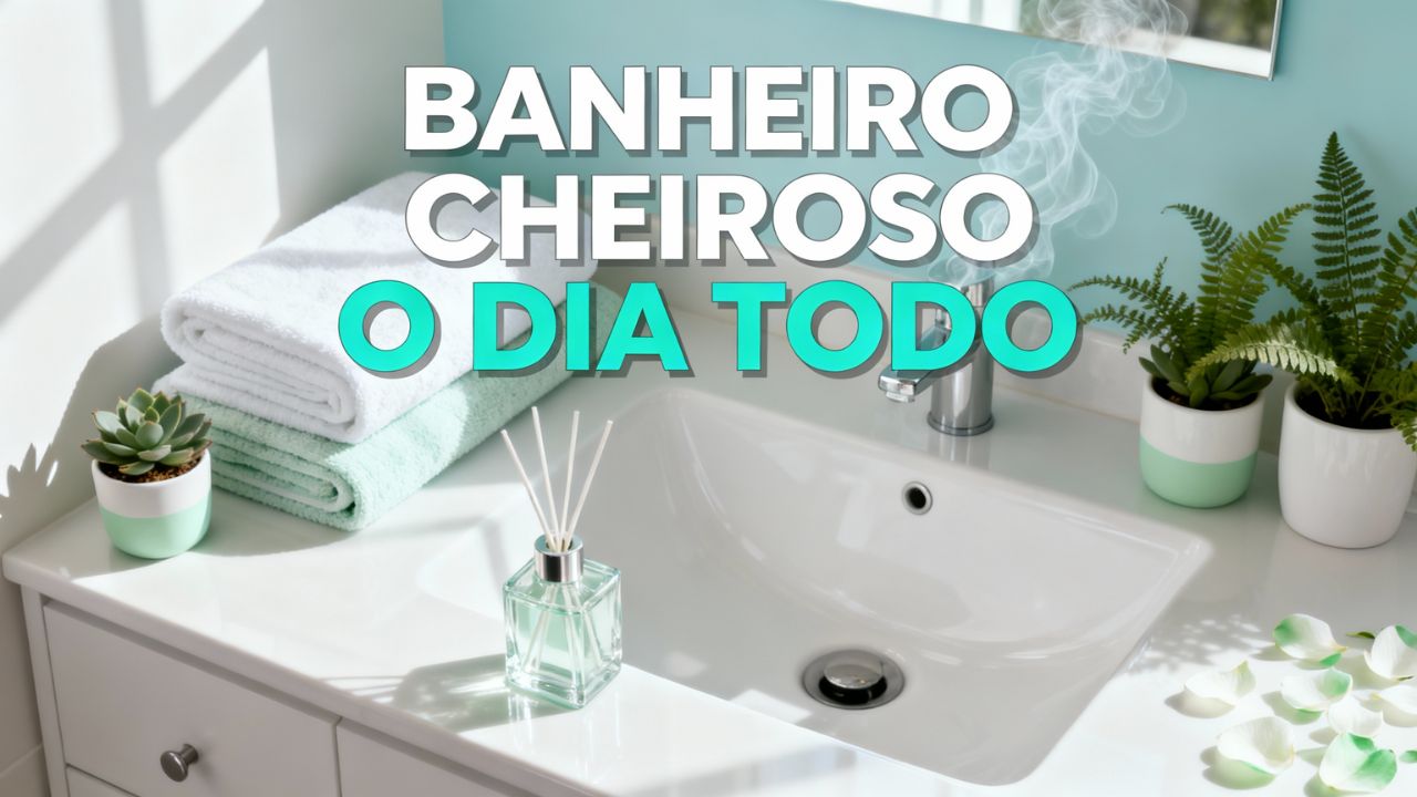 Como manter o banheiro perfumado o dia inteiro com truques simples